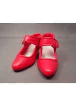 Monique Shoes Real Leather Velcro Ankle Strap SD Size