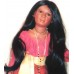 Kemper Indian Long Black MSD Size 7-8 Doll Wig