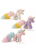 Unicorn Rainbow Poof Tails Keychain