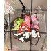 Cute High Earth Defense Club PVC Flat Key Chains 7 Different Types