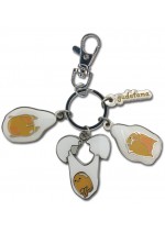 Gudetama Falling Enamel Metal Multi Keychain