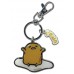 Gudetama Yawn Enamel Metal Keychain