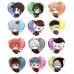 Idolish7 New Illustration Mini Character Valentine Great Escape Trading Heart-shaped Tin Badge