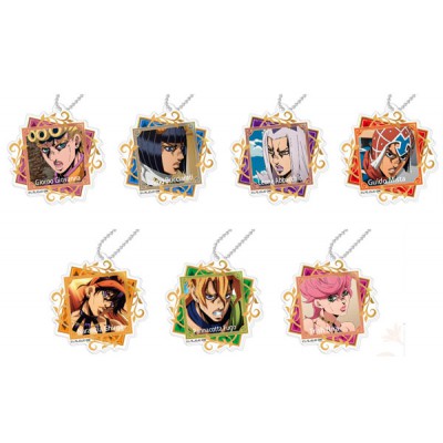 DecoFla Acrylic Keychain JoJo's Bizarre Adventure Golden Wind Vol.2 Bucciarati's Team