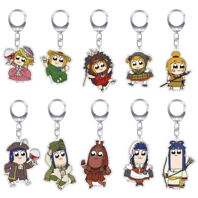 Pop Team Epic Trading Acrylic Keychain