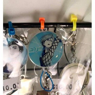 Yuri!!! on Ice Metal Keychain with Skate Charm 5 Different Types