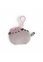 Pusheen with Bow Clip 4.5 in