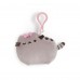 Pusheen with Bow Clip 4.5 in