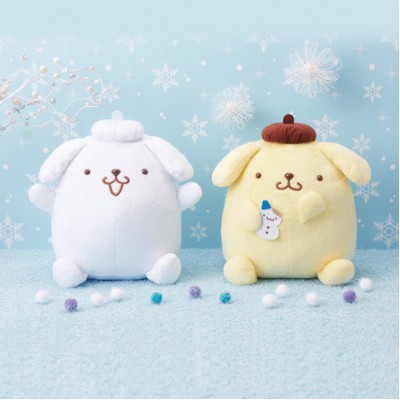 Sanrio Pompompurin Snow Festival Big 33cm Stuffed Plush