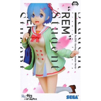 Re:ZERO -Starting Life in Another World Premium Figure "REM" Student Sega Prize