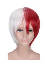 My Hero Academia Shoto Todoroki Themed Wig (Red and White)