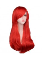 Long Costume Wig Hot Pink, Blond and Red Available 