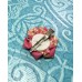 Kanzashi Hair Accessory - Japanese Style Fabric (Pink, Gold, and Cream Colored)