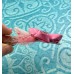 Kanzashi Hair Accessory - Pink with Iridescent Organza
