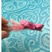 Kanzashi Hair Accessory - Pink with Iridescent Organza