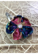 Kanzashi Hair Accessory - Corduroy Fabric