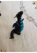 KumoriYori Creations Standing Black, Blue, Navy Dragon