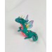 KumoriYori Creations Teal Green and Pink Belly Dragon