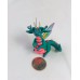 KumoriYori Creations Teal Green and Pink Belly Dragon