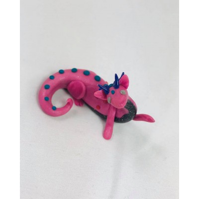 KumoriYori Creations Pink Playful Dragon