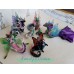 KumoriYori Creations Green Flower Petal Dragon